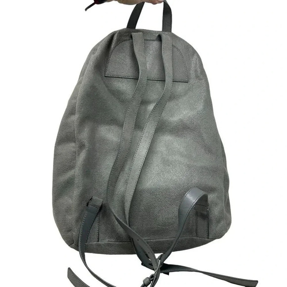 Stella McCartney Falabella Shaggy Deer Rucksack Backpack Gray handbag - Picture 4 of 11